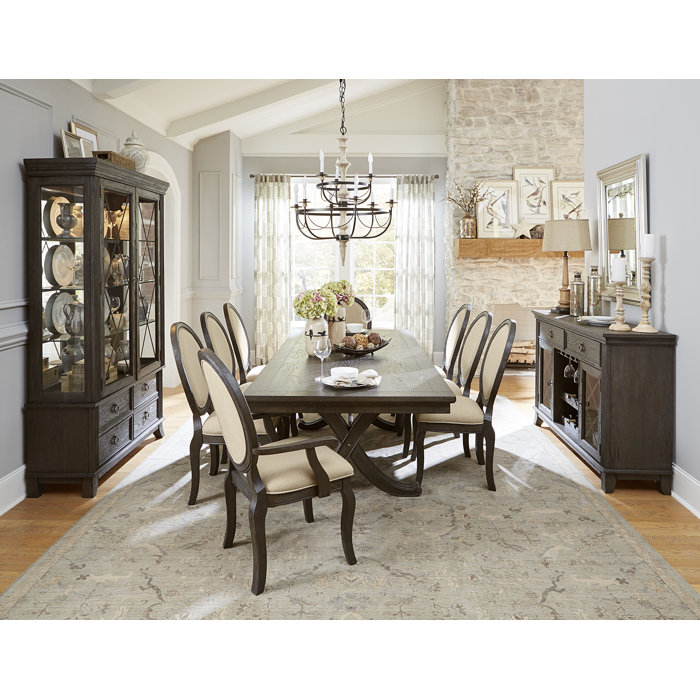 Canora Grey Baltimore Extendable Solid Wood Dining Table & Reviews